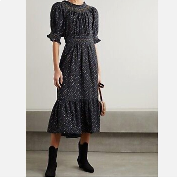 Doen Isidore Dress in black park monceau floral - Picture 3 of 10